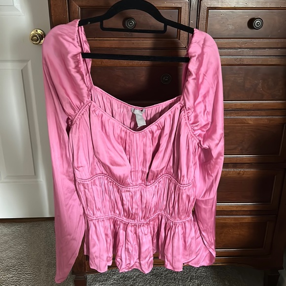 Tunique H&M Rose Transparente - Taille S, Neuve Avec étiquettes, Matière Légère Et élastique